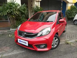 DP Rendah - HONDA BRIO SATYA 1.2 E BENSIN M/T 2016 MERAH