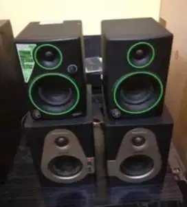 Speaker flet Mackie cr3 & Samson studio duck