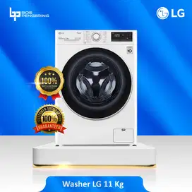 Mesin Cuci Pakaian Laundry LG 11 Kg Washer FV1411S5WN 11Kg Frontload