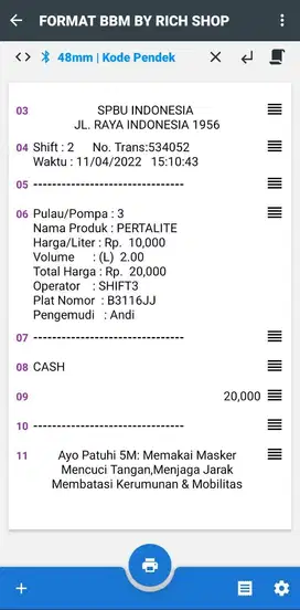 Nota B - B - M V2 Android