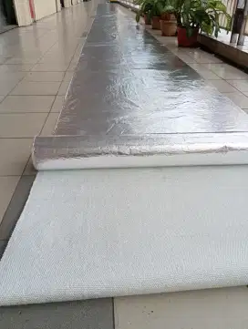 Kain fiber tahan panas lapis aluminium