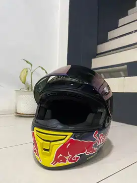 Helm Shoei X 14 american rodeo redbull -L