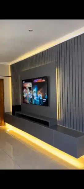 Wall molding, wpc panel, plafon, skat partisi dan pengecatan