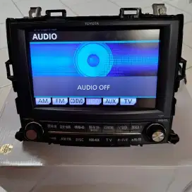 Head unit toyota alphard premium sound