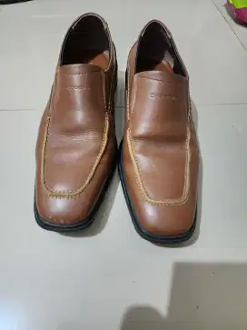 Sepatu Pantofel Crocodile size 40 warna coklat