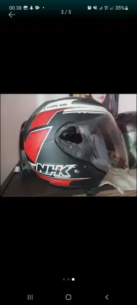 Helm NHK 250 rb kondisi masih oke