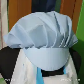 Topi pet lebar katun tetorn