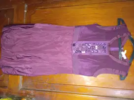 Baju Pesta Wanita Ungu Preloved