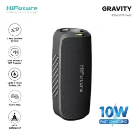 HiFuture Gravity Portable Bluetooth Speaker