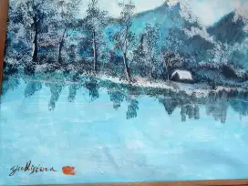 Vintage oil on canvas by Yudistira