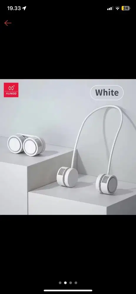 XUNDD Kipas angin 1600mAh portable mini (neck fan)