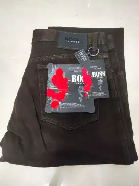 Celana Jeans Boss Dark Brown