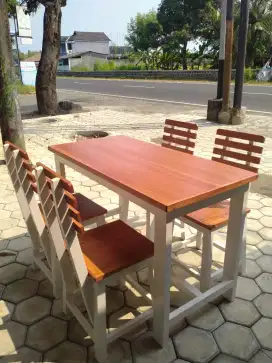 Jual set meja kursi resto