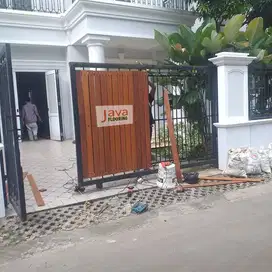 Pagar Rumah Kayu , Gerbang Kayu Minimalis