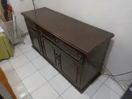 Meja Kabinet Kayu Jati