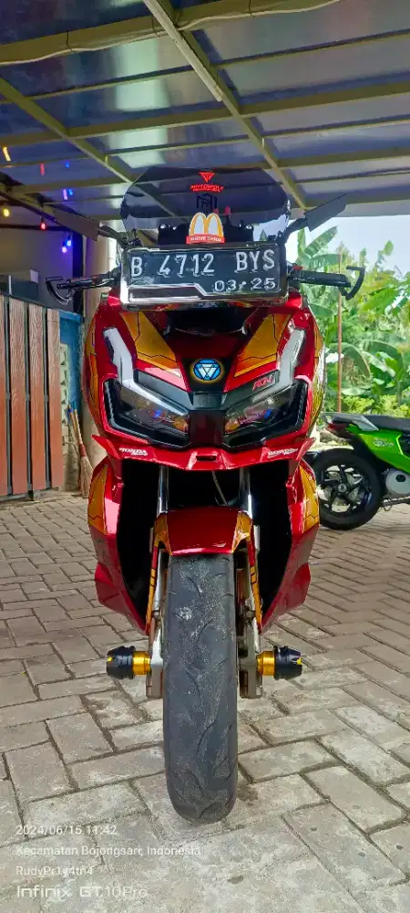 Honda ADV 150 ABS Full Modification Iron Man EDITION