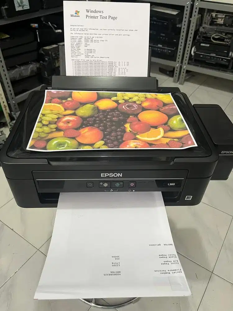 Printer l360 normal siap pakai