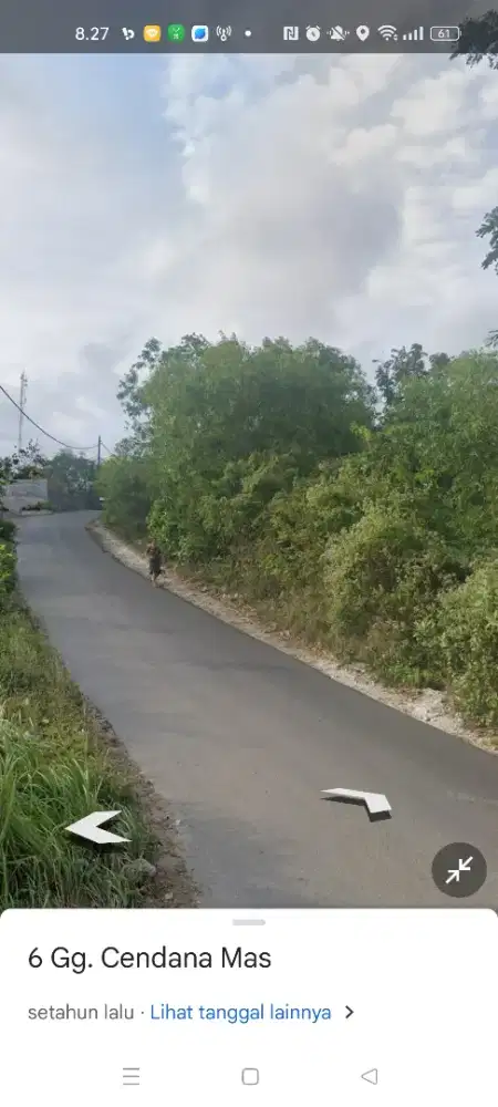 di kontrakkan tanah luas 25 are