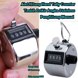 Alat Hitung Hand Tally Counter Tasbih Dzikir Angka Stainless