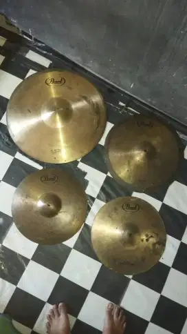 Set cymbal pearl CX300