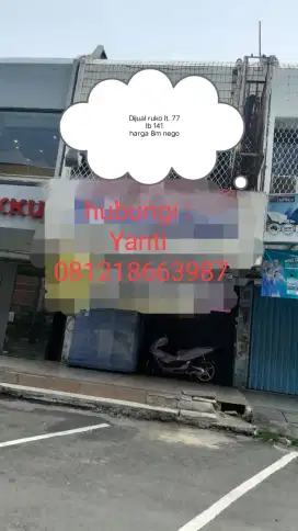 Dijual cepat ruko di Boulevard kelapa gading