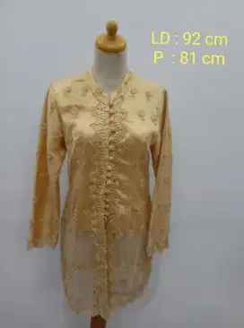 Kebaya Warna Gold Preloved