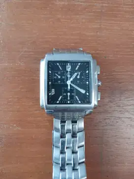Jam Alexandre Christie analog kotak asli