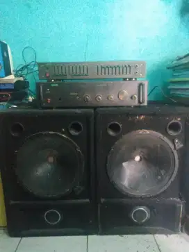 Speaker pasif & Amplifier