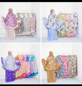 Mukena jumbo bahan rayon