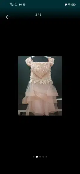 Preloved Baju pesta model sabrina (SOGO) - CUCI GUDANG
