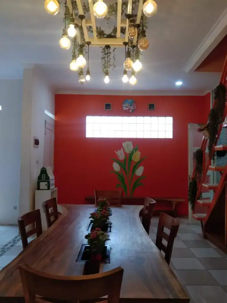 Set Meja Makan Kayu