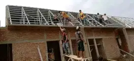 Renovasi atap rumah ganti baja ringan dan pasang baru dll