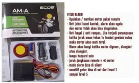 Alarm motor nmax aerox vario beat kyt Genio cbr freego R15 scoopy ink