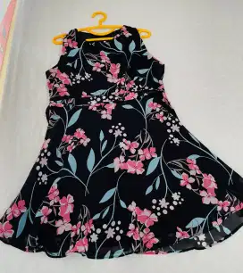 Floral dress panjang preloved