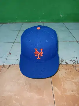 Topi Baseball Caps Cap Snapback Hat Hats NE Newera New Era MLB NY Mets