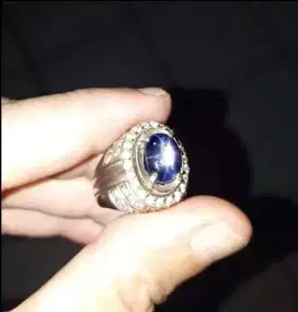 Cincin Star Ceylon ( Srilanka ) Sapphire