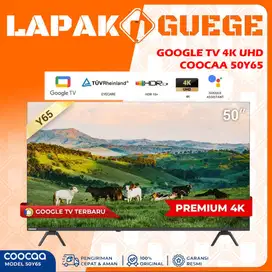 COOCAA 50 inch GOOGLE TV-Smart TV-4K UHD-Dolby Audio (Coocaa 50Y65)