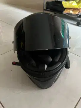 Helm kyt ttc black doff size L