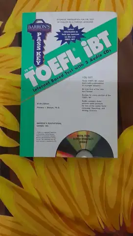 Mau jual buku latihan tes TOEFL