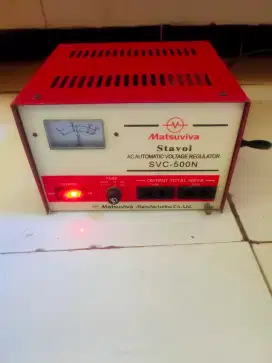 stavolt stabilizer matsuviva 500w kondisi LIKE NEW (barang simpanan)