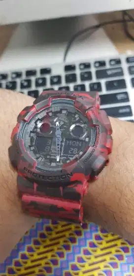 CASIO G-SHOCK RED CAMOUFLAGE
100% ORIGINAL (NO KW)