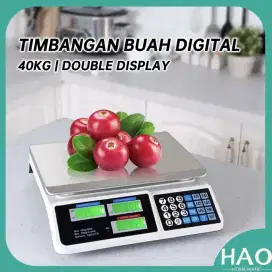 40kg timbangan digital laundry buah duduk bersila