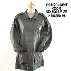 Jaket Ed Sheeran Super Rare Divide Music Tour sz S, preloved
