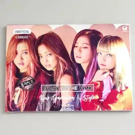 Buku Biografi Blackpink BLACK TO THE PINK NEW GENERATION & STYLE