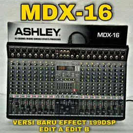 MIXER ASHLEY MDX16 ORIGINAL MODEL BARU 199DSP EFFECT ALESIS MODEL
