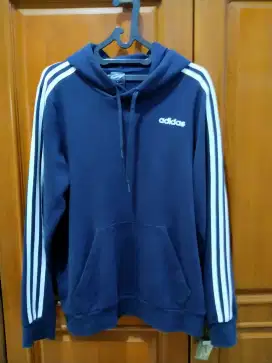 Jaket Adidas Original Hoodie 3 Strip