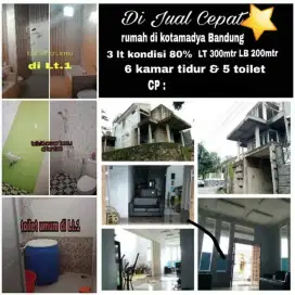 TURUN HARGA!! Rumah di hook lokasi kota Bandung ( NEGO BU )
