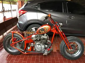 Kawasaki binter merzy bobber chopper