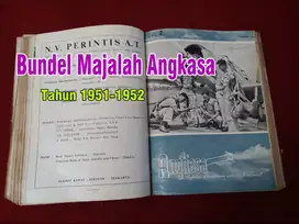 Asli! Bundel Majalah Angkasa thn. 1951-1952