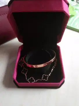 Set Gelan titanium lengkap box